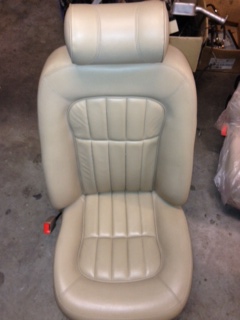 LH Front LH seat Coffee colour leather